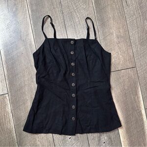 The Workshop Button Front Tank Top